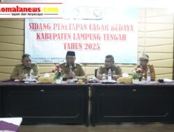 Pelaksana Tugas (Plt.) Bupati Lampung Tengah, I Komang Koheri, S.E., M.Sos., Secara Resmi Membuka Sidang Penetapan Cagar Budaya Kabupaten Lampung Tengah Tahun 2025.