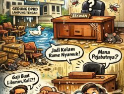 Sekwan DPRD Lamteng (YS) Diduga Tidak Pernah Masuk Kantor Sejak Akhir tahun 2025.