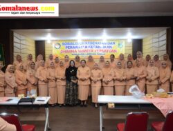 Penasehat Dharma Wanita Persatuan (DWP) Ny. Ni Ketut Dewi Nadi Komang Koheri, Hadiri Rapat Rutin Triwulan I DWP Lampung Tengah Tahun 2026.