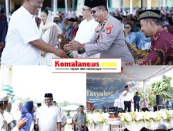 Pelaksana Tugas (Plt) Bupati Lampung Tengah, I Komang Koheri, S.E., M.Sos., Hadiri Acara Doa Bersama Atas Selesainya Pembangunan Ruas Jalan Rukti Endah – Rama Gunawan.