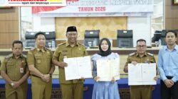 Plt Bupati I Komang Koheri, S.E., M.Sos., Menandatangani Nota Kesepahaman (MoU) Bersama Kepala Kejaksaan Negeri Lampung Tengah.