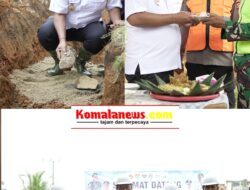 Plt Bupati Lampung Tengah, I Komang Koheri, S.E., M.Sos., Lakukan Peletakan Batu Pertama Pembangunan Koperasi Desa Merah Putih (KDMP) di Kampung Sukajaya, Kecamatan Anak Ratu Aji.