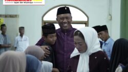 Plt Bupati I Komang Koheri, S.E., M.Sos., Bersama Plt. Ketua TP PKK Lampung Tengah, Ni Ketut Dewi Nadi Komang Koheri, S.T., M.Sos., Laksanakan Safari Ramadhan 1447 H/2026 M di Kecamatan Terusan Nunyai.