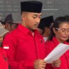 I Komang Radja Resmi Dilantik Sebagai Ketua Ranting PDI Perjuangan Kampung Rama Dewa Kecamatan Seputih Raman.