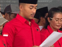 I Komang Radja Resmi Dilantik Sebagai Ketua Ranting PDI Perjuangan Kampung Rama Dewa Kecamatan Seputih Raman.