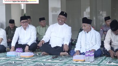 Plt Bupati I Komang Koheri, S.E.,M.Sos., Menghadiri Kegiatan Safari Ramadan tingkat kecamatan Berlangsung di Masjid Nurul Iman, Kampung Rukti Basuki.
