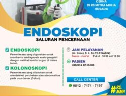 RS MMH Hadirkan Layanan Pemeriksaan Endoskopi dan Kolonoskopi.