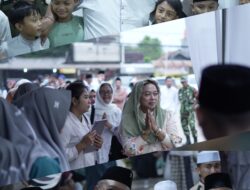 Plt Bupati I Komang Koheri, S.E., M.Sos Didampingi Plt. Ketua TP PKK Lampung Tengah Ni Ketut Dewi Nadi, S.T., M.Sos Laksanakan Giat Safari Ramadan di Masjid Al-Fatah Kampung Lempuyang Bandar, Kecamatan Way Pengubuan.