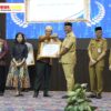 Plt Bupati Lamteng I Komang Koheri, S.E., M.Sos., Terima Penghargaan Kementerian Hukum Republik Indonesia, Dr. Supratman Andi Agtas, S.H., M.H.,.