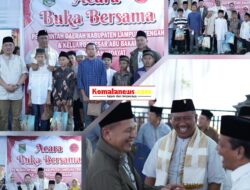 Plt Bupati I Komang Koheri, S.E., M.Sos., Didampingi Plt. Ketua TP PKK Lamteng Ni Ketut Dewi Nadi Komang Koheri, S.T., M.Sos., Hadiri Giat Silaturahmi dan Buka Puasa Bersama Keluarga Besar (KML) Koran Masyarakat Lampung.