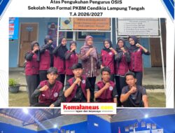Sekolah Non Formal PKBM Cendikia Lampung Mengukuhkan Pengurus OSIS Periode 2026/2027.