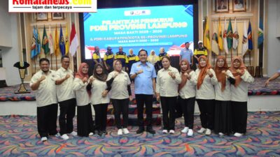 Ni Ketut Dewi Nadi Resmi Dikukuhkan Sebagai Ketua Umum Persatuan Drum Band Indonesia (PDBI) Kabupaten Lampung Tengah Masa Kakti 2026–2030.