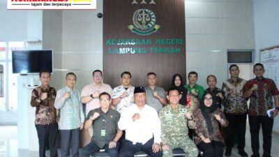 Sinergitas Pemerintah Daerah Bersama TNI dan Kejaksaan Diperkuat melalui Koordinasi di Kejari Lampung Tengah.