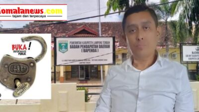 Plt Kepala Bapenda Lamteng (Arnez) Diduga Langgar UU No 14 tahun 2008 Tentang keterbukaan Informasi publik.