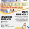 Poli Klinik Rehab Medik RSU MMH Buka Setiap Senin – Jumat Bersama dr. Feby Deliana, Sp.KFR.