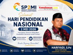 Peringatan Hari Pendidikan Nasional Setiap Tanggal 2 Mei Jadi Momentum Penting Untuk Merefleksikan Kemajuan Dunia Pendidikan di Indonesia, Termasuk di Kabupaten Lampung Tengah.