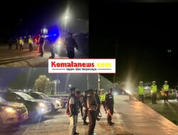 Patroli Malam Digencarkan Cegah C3, Polres Lampung Tengah All Out Jaga Kamtibmas.