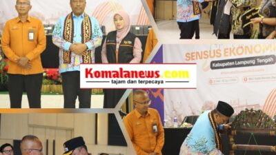 Plt. Bupati Lamteng I Komang Koheri Resmi Membuka Pelatihan Sensus Ekonomi 2026 dan Pencanangan Desa cantik (Desa Cinta Statistik).