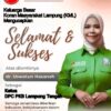 Segenap Keluarga Besar Media KML & KomalaNews.com Ucapkan Selamat dan Sukses atas di Lantiknya dr. Uswatun Hasnah Sebagai Ketua DPC PKB Lampung Tengah.