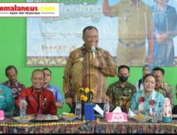 Plt Bupati Lamteng I Komang Koheri Hadiri Giat Program Inovasi Sekinker Gelowing (Sejahterakan Masyarakat Miskin)