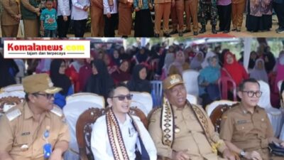 Plt Bupati Lamteng I Komang Koheri Hadiri Acara Wisuda Lansia Standar II Sekaligus Melaunching Sekolah Lansia di Sembilan Kampung  Sekecamatan Bumi Ratu Nuban.