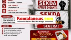 Setelah Rosim Kini Natalis Sinaga Siap Tempuh Jalur Hukum Terkait Foto Dirinya Dicatut dalam Sebuah Poster Aksi.