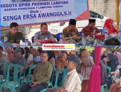 DPRD Provinsi Lampung Gelar Sosialisasi di Kampung Gunung Haji, DiSambut Antusias Warga.
