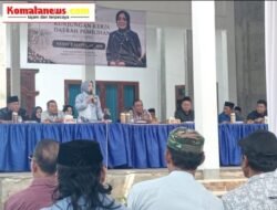 Anggota DPR RI Nessy Calvia Didampingi Mustafa Sapa Warga Lampung Tengah Dalam Rangka Kunjungan Daerah Pemilihan.