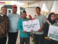 BAZNAS Lamteng Kembali Salurkan Bantuan Program Budidaya Ikan Dalam Ember Kepada Masyarakat Kecamatan Padang Ratu.