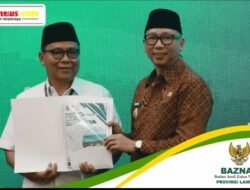 Gubernur Mirza Terima Hasil Riset Tata Kelola Zakat BAZNAS Lampung: Berdampak, Transparan dan Akuntabel.