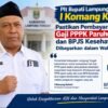 Plt Bupati Lamteng I Komang Koheri Pastikan Gaji PPPK Paruh Waktu dan PBI BPJS Kesehatan Tetap Terbayarkan.