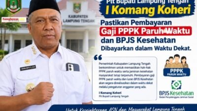 Plt Bupati Lamteng I Komang Koheri Pastikan Gaji PPPK Paruh Waktu dan PBI BPJS Kesehatan Tetap Terbayarkan.