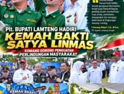 Plt. Bupati Lamteng I Komang Koheri Hadiri Kemah Bakti Satya Linmas, Dorong Penguatan Perlindungan Masyarakat.