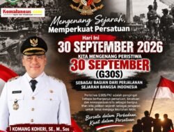 Plt Bupati Lamteng I Komang Koheri Ajak Masyarakat Renungkan Sejarah G30S/PKI, Perkuat Persatuan Bangsa.