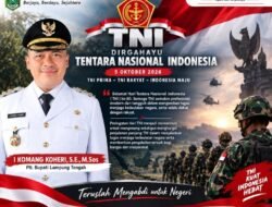 Hari TNI 2026, Plt Bupati Lamteng I Komang Koheri Apresiasi Pengabdian Prajurit.