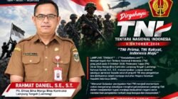Hari TNI ke-81, Rahmat Daniel Beri Apresiasi: TNI Harus Terus Hadir untuk Rakyat.