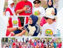 CFD Tugu Canang Meriah, Uswatun Hasanah Ajak Warga Peduli Kesehatan.