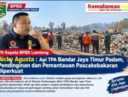 Plt Kepala BPBD Lamteng Ricky Agusta : Api TPA Bandar Jaya Timur Padam, Pendinginan dan Pemantauan Pascakebakaran Diperkuat.