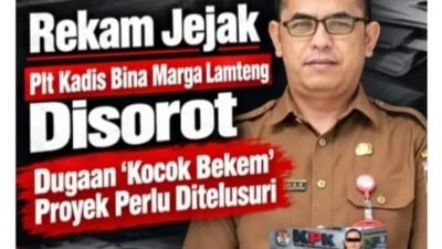 Rekam Jejak PLT Kadis Bina Marga Jadi Sorotan